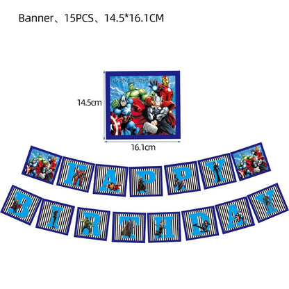 Avengers Birthday Party Supplies Set - Cake Pops Parties