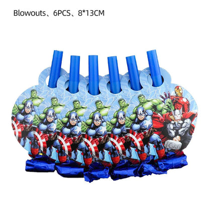 Avengers Birthday Party Supplies Set - Cake Pops Parties