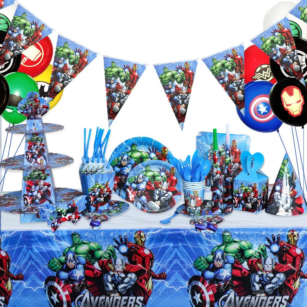 Avengers Birthday Party Supplies Set - Cake Pops Parties