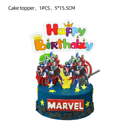 Avengers Birthday Party Supplies Set - Cake Pops Parties