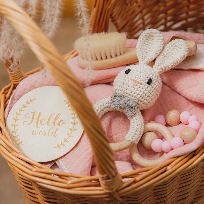 Baby Bath Toy Set & Swaddle Wrap - Cake Pops Parties