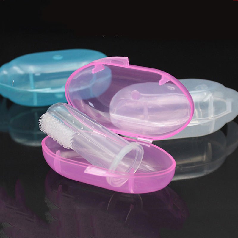 Baby Finger Toothbrush Storage Box - Cake Pops Parties