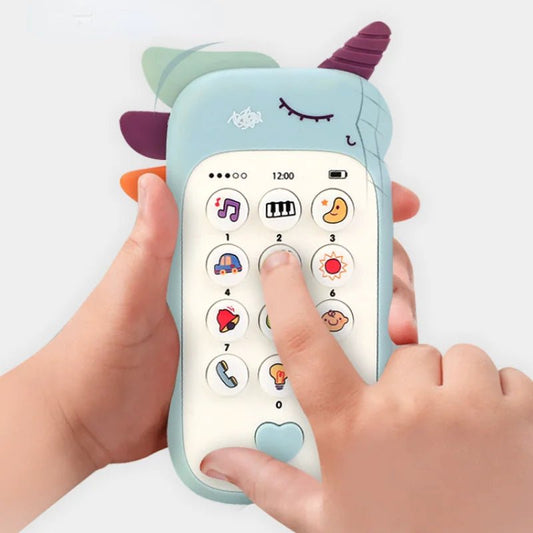 Baby Music Phone Toy with Teether - Cake Pops Parties