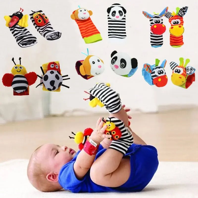 Baby Rattle Wrist Toys 0 - 12 Months - Cake Pops Parties