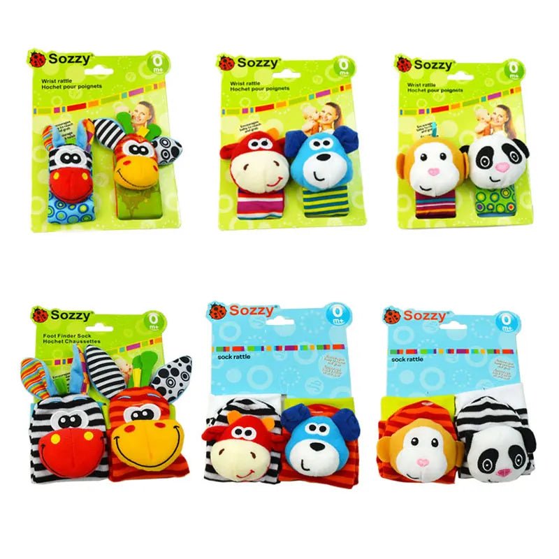 Baby Rattle Wrist Toys 0 - 12 Months - Cake Pops Parties