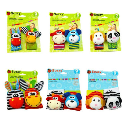 Baby Rattle Wrist Toys 0 - 12 Months - Cake Pops Parties