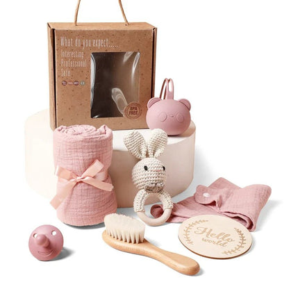 Baby Towel Newborn Bath Toy Gift Set - Cake Pops Parties