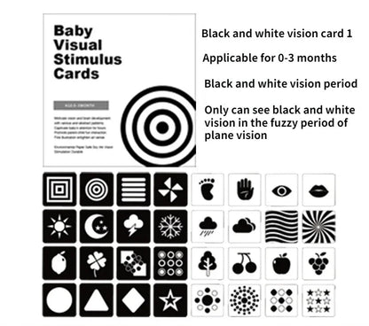 Baby Visual Gift Stimulation Flash Cards - Cake Pops Parties