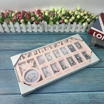 Baby's First Year Keepsake Frame - Cake Pops Parties