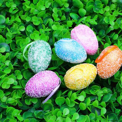 6PCS Easter Egg Hanging Ornaments