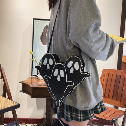 Sac à bandoulière avec un fantôme de dessin animé mignon