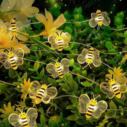 Bee Fairy Lights - 20 LED String Lights - Cake Pops Parties