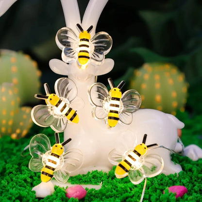 Bee Fairy Lights - 20 LED String Lights - Cake Pops Parties