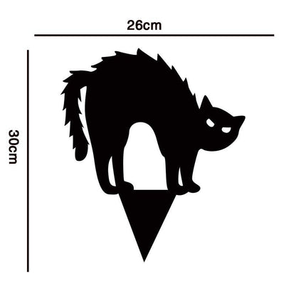 Black Cat Silhouette Halloween Decor - Cake Pops Parties
