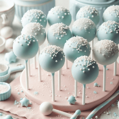 Blue & White Treats for Baby Showers & Celebrations - Cake Pops Parties