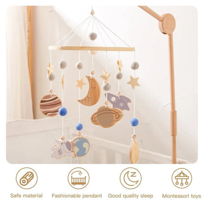 Boho Style Baby Bed Bell Rattles - Cake Pops Parties