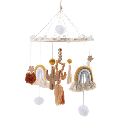Boho Style Baby Bed Bell Rattles - Cake Pops Parties