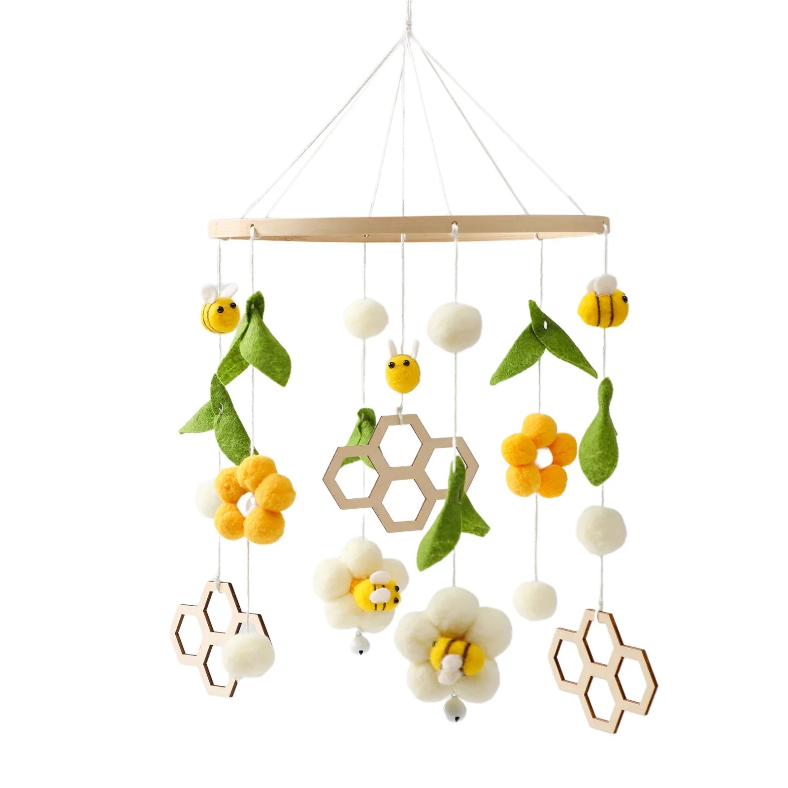 Boho Style Baby Bed Bell Rattles - Cake Pops Parties