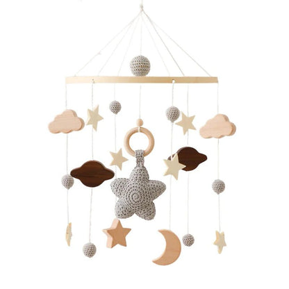 Boho Style Baby Bed Bell Rattles - Cake Pops Parties