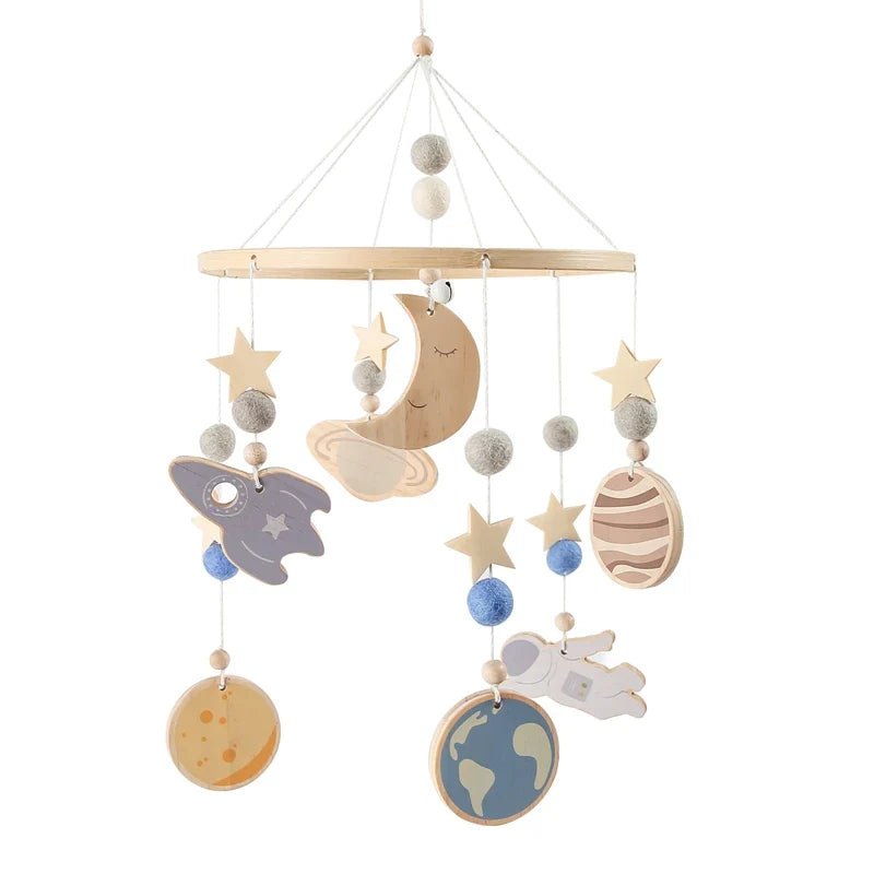 Boho Style Baby Bed Bell Rattles - Cake Pops Parties