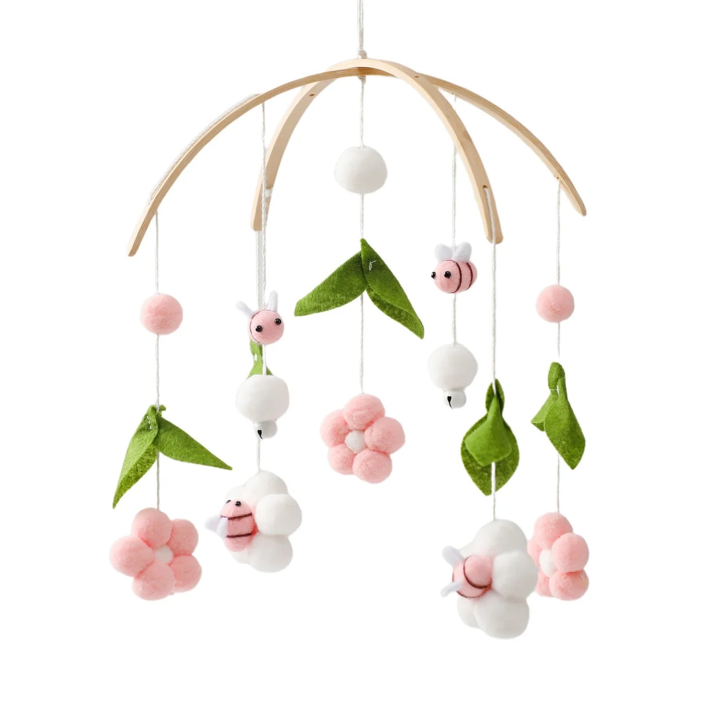 Boho Style Baby Bed Bell Rattles - Cake Pops Parties