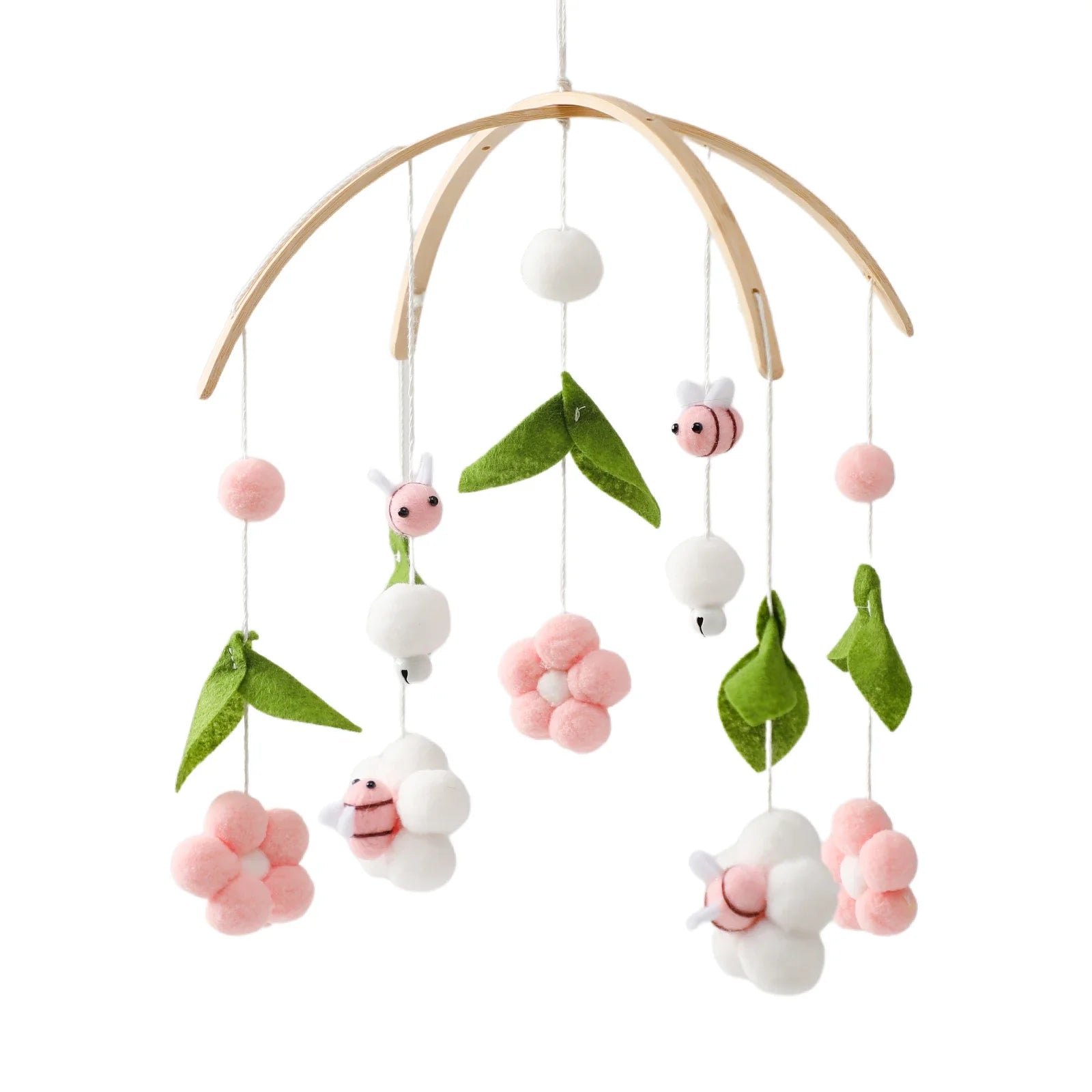 Boho Style Baby Bed Bell Rattles - Cake Pops Parties