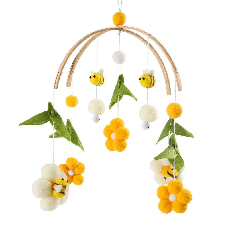 Boho Style Baby Bed Bell Rattles - Cake Pops Parties