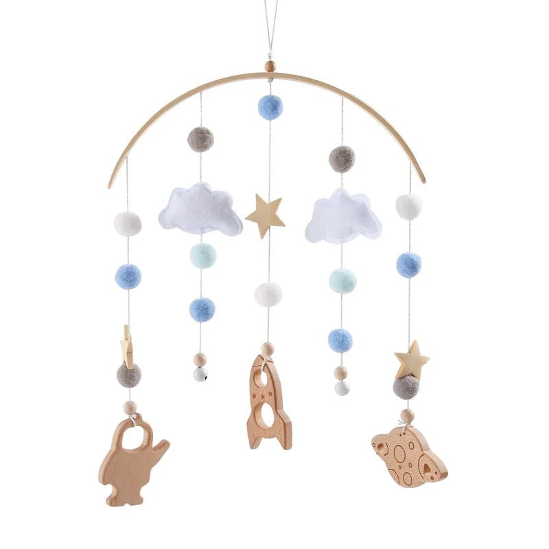Boho Style Baby Bed Bell Rattles - Cake Pops Parties