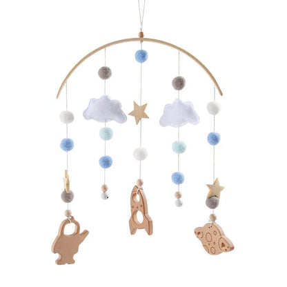 Boho Style Baby Bed Bell Rattles - Cake Pops Parties