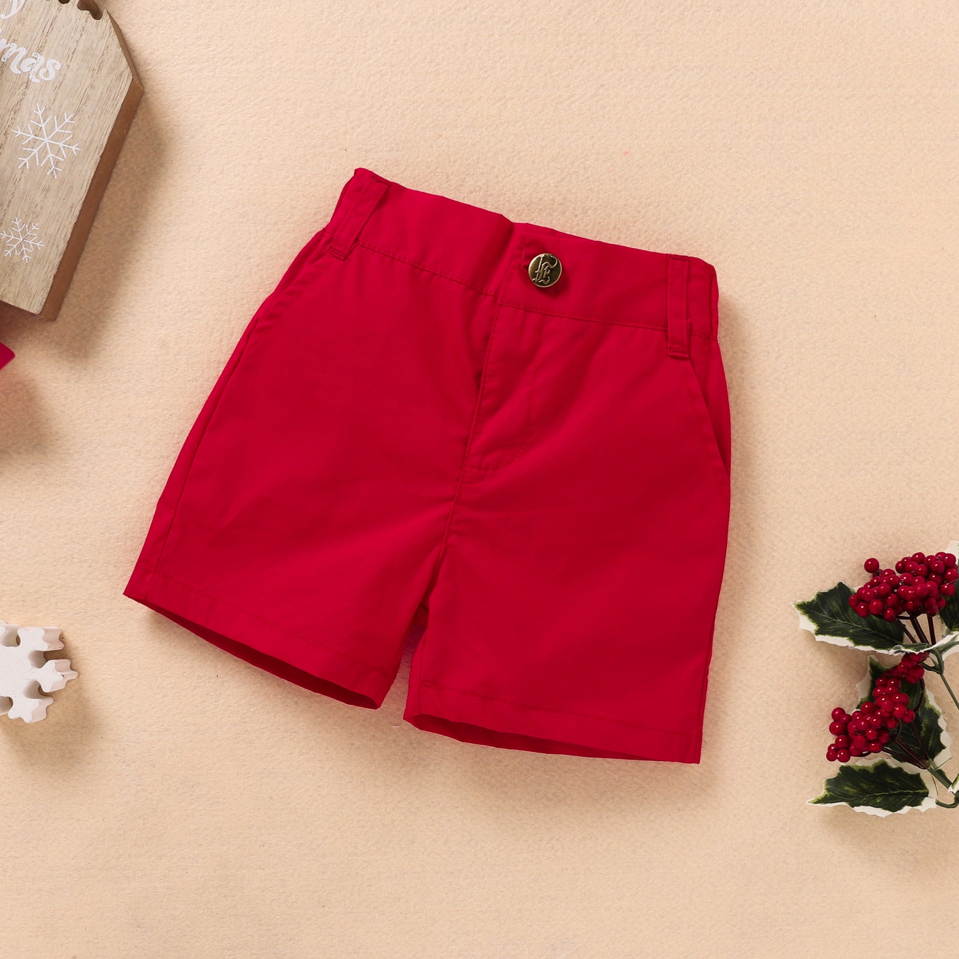 Boys Christmas Cartoon Shirt Set - Cake Pops Parties