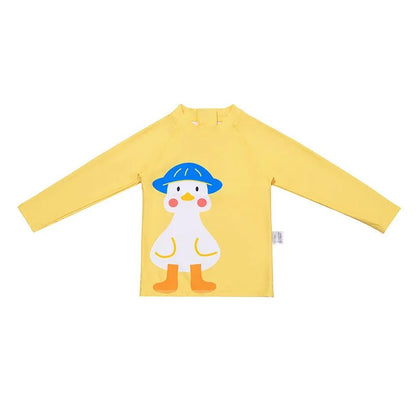 Boys Long Sleeve Sun Protection Suit | Quick - Dry Split Set with Cap - Cake Pops Parties