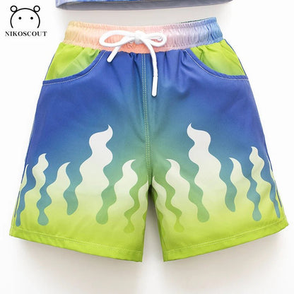 Boys’ Quick - Dry Sport Suit | UPF Sun Protection Rash Guard & Shorts - Cake Pops Parties