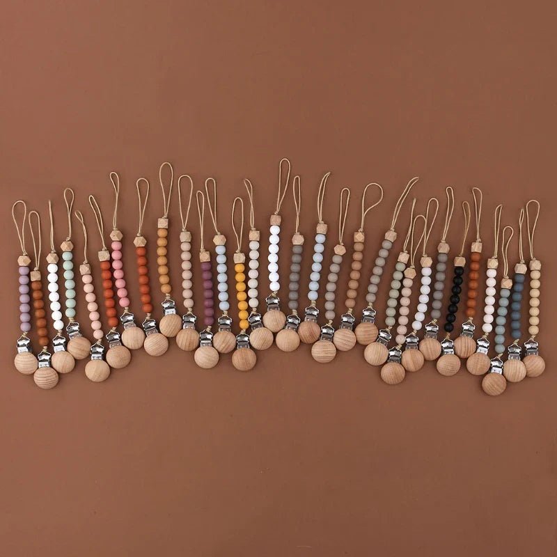 BPA - Free Silicone Pacifier Clips - Cake Pops Parties