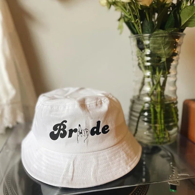 Bride - to - be Bucket Hat - Beach Wedding Essential - Cake Pops Parties