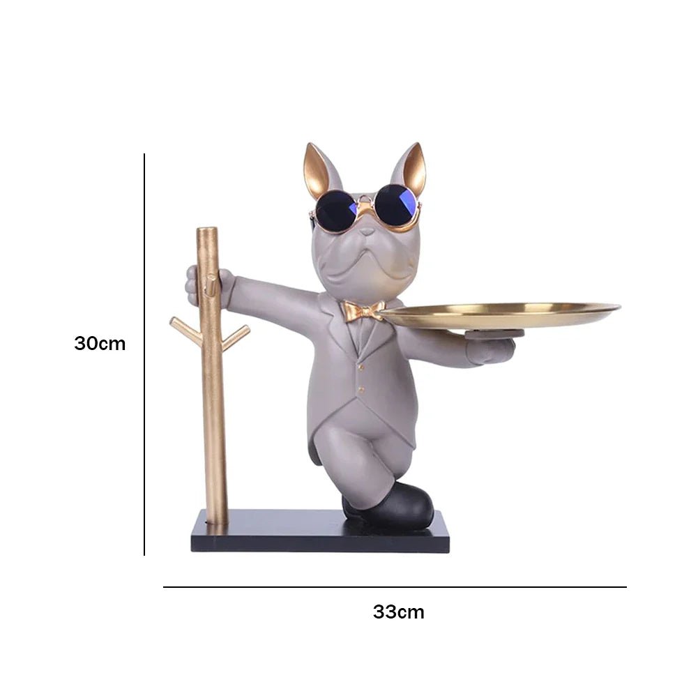 Bulldog Storage Decor Sculpture Organizer - Cake Pops Parties