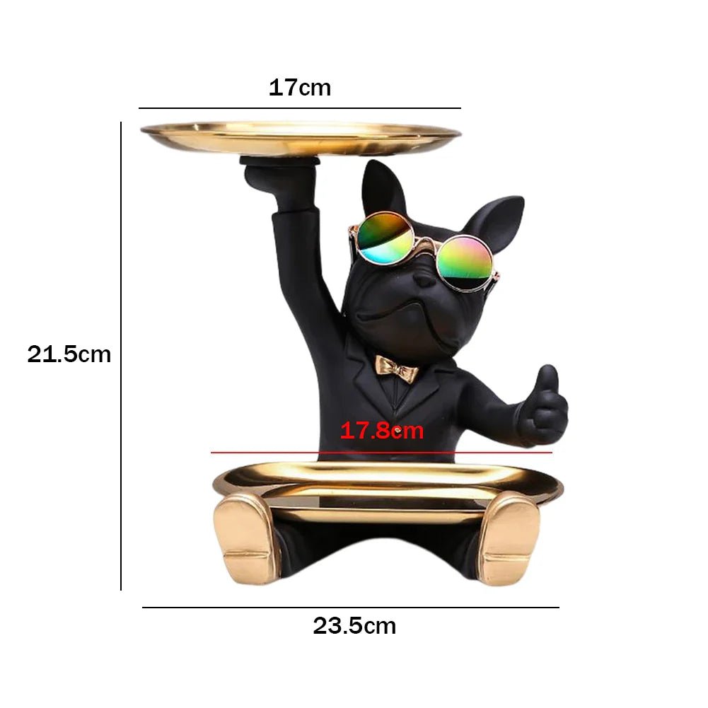 Bulldog Storage Decor Sculpture Organizer - Cake Pops Parties