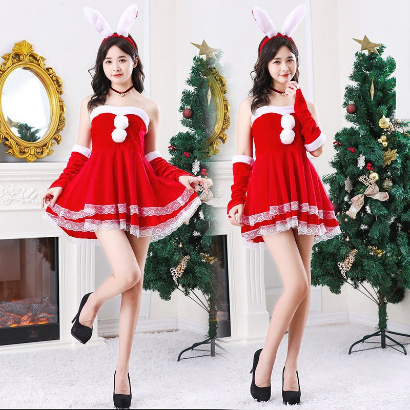 Bunny Christmas Maid Costume - Cake Pops Parties