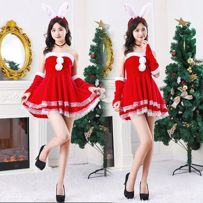 Bunny Christmas Maid Costume - Cake Pops Parties