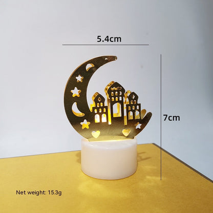Mini lampe de nuit à LED en forme de château