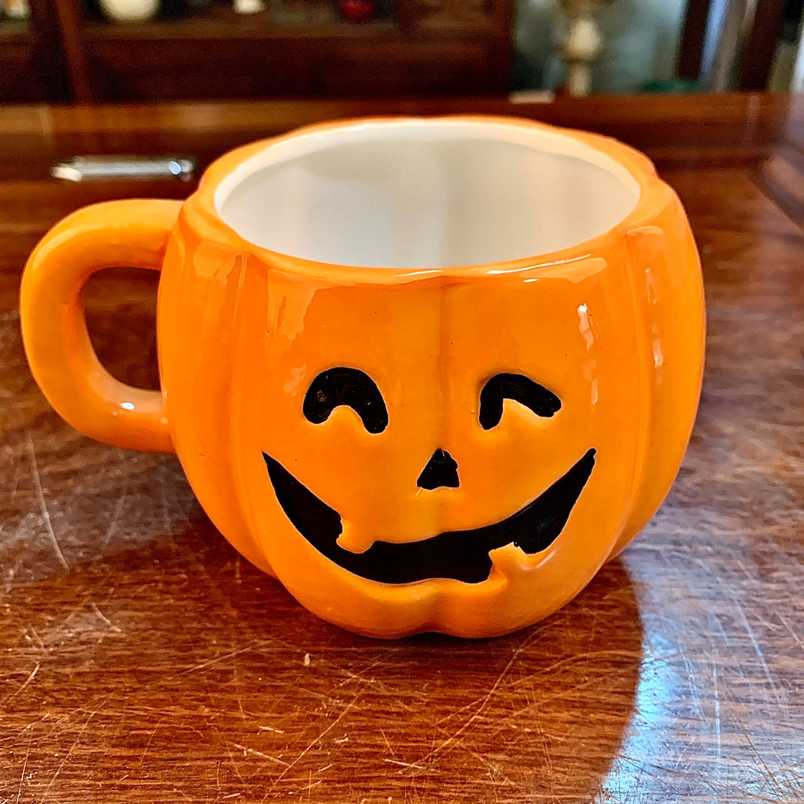 Tasse en céramique citrouille d'Halloween