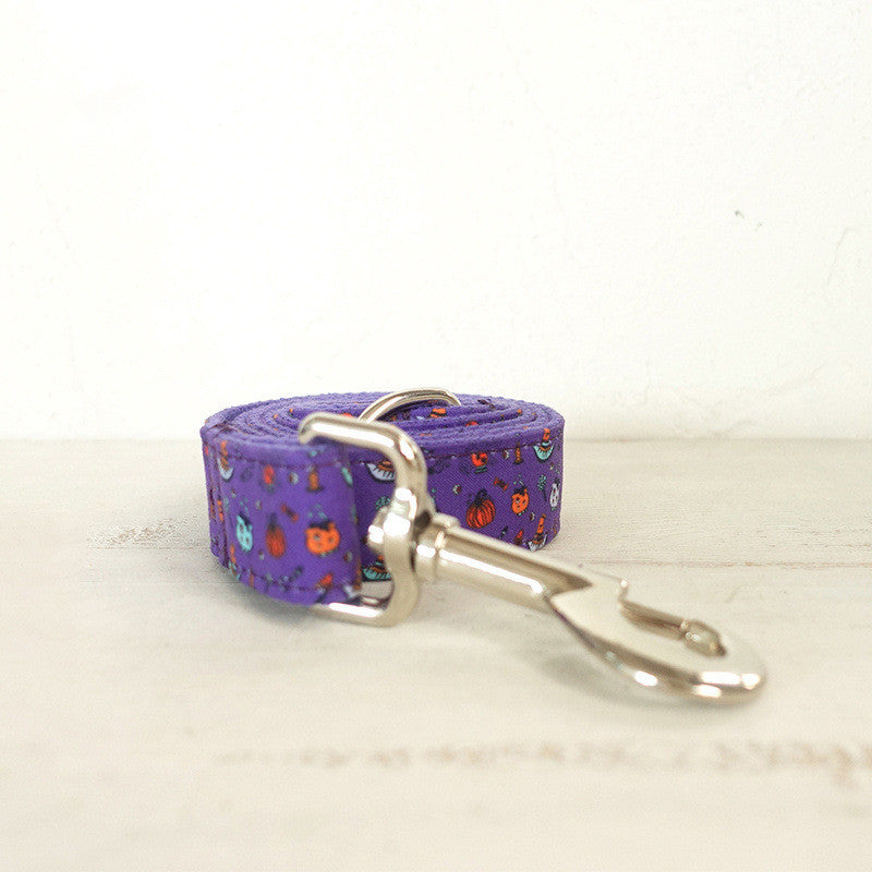 Collier pour chien violet Halloween Pet Set