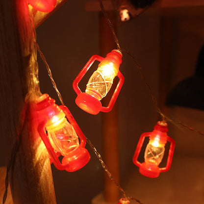 Guirlande lumineuse rétro pour lampe à pétrole d'Halloween