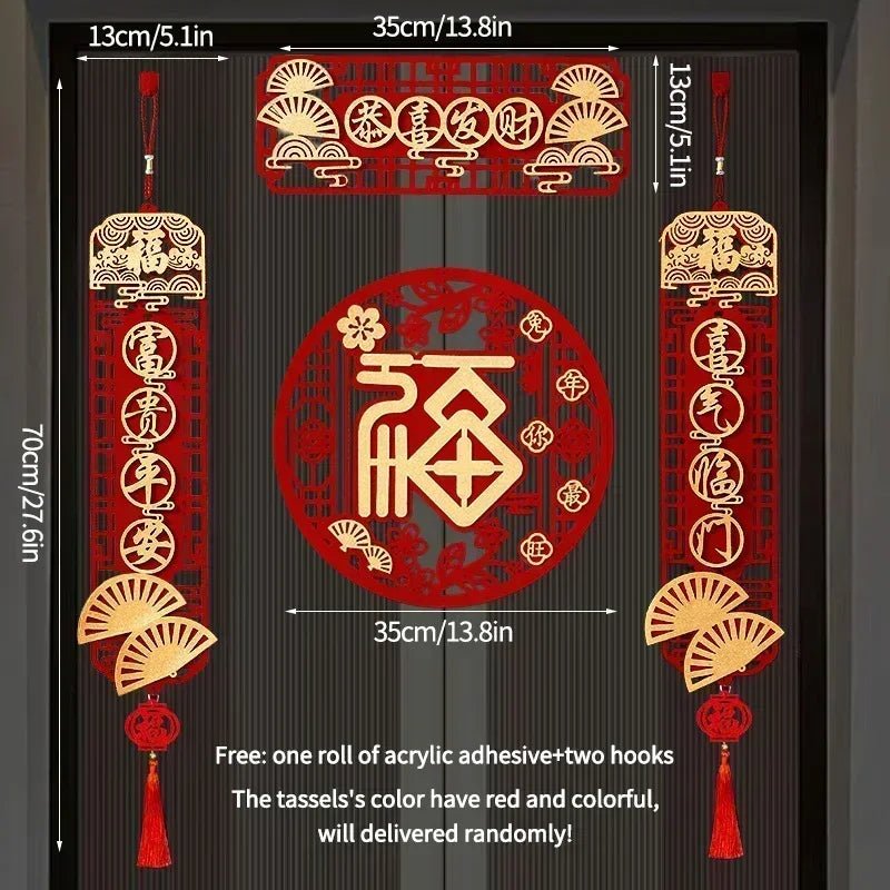Chinese New Year Door Couplets - Cake Pops Parties
