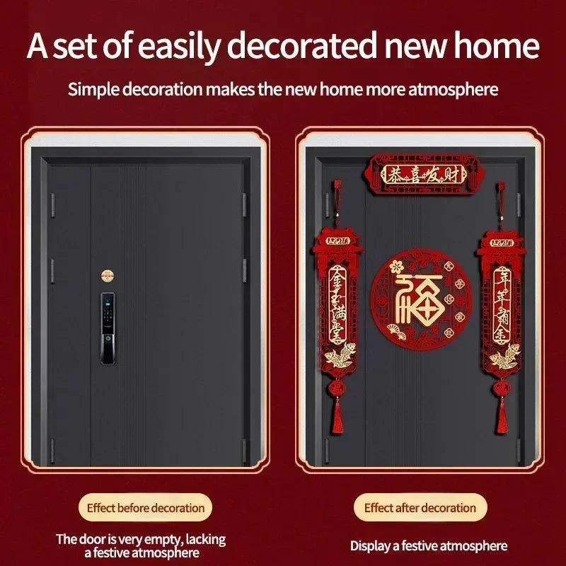 Chinese New Year Door Couplets - Cake Pops Parties
