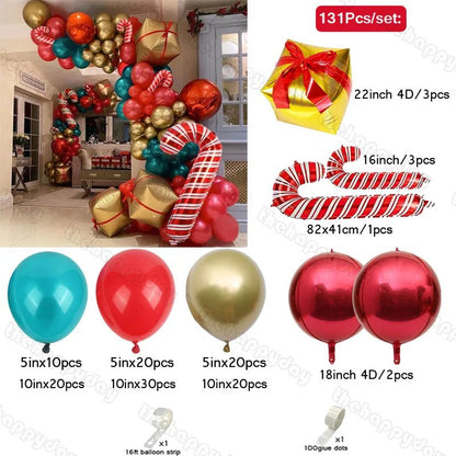 Christmas Balloon Arch Kit - Cake Pops Parties