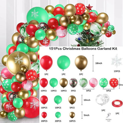 Christmas Balloon Arch Kit - Cake Pops Parties