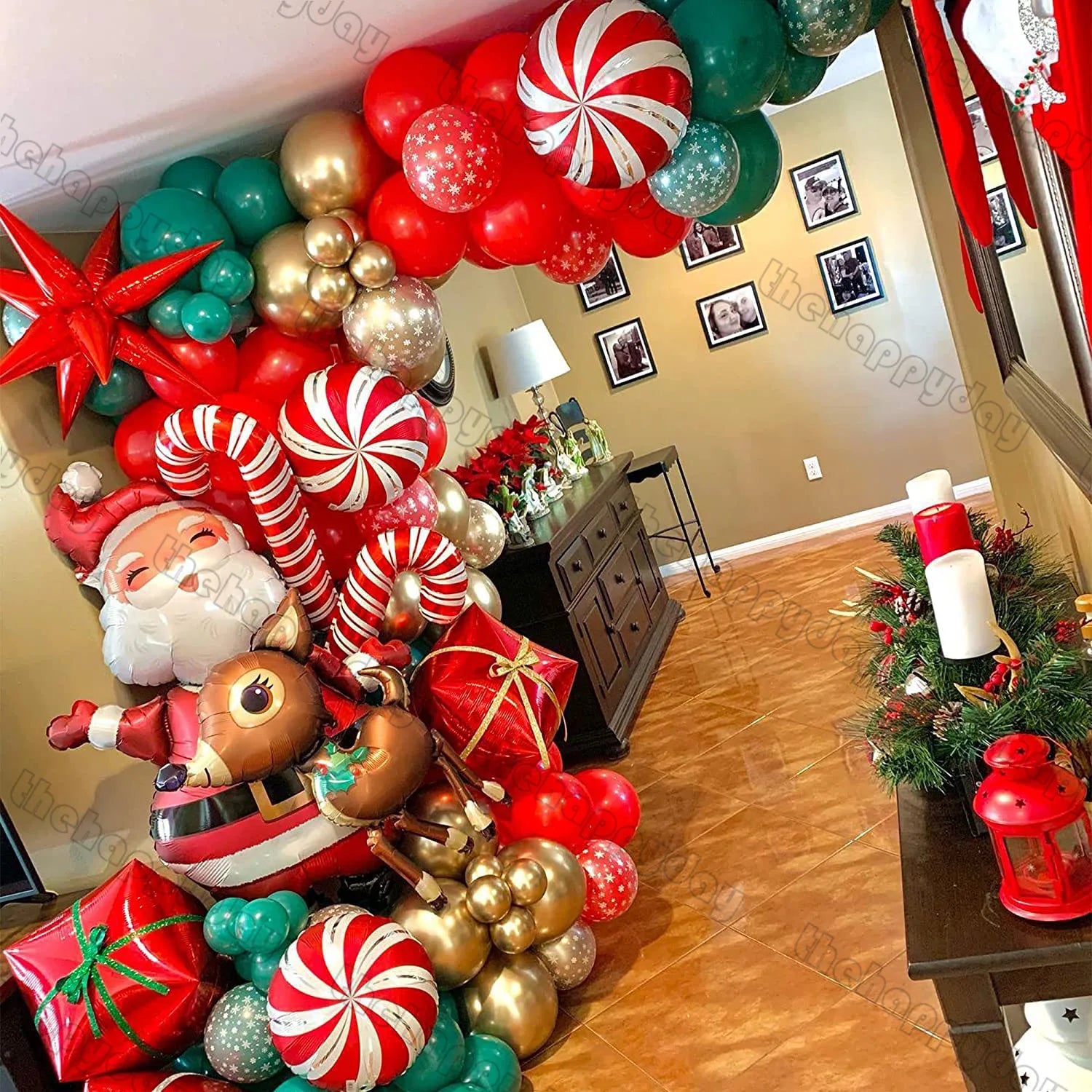 Christmas Balloon Arch Kit - Cake Pops Parties