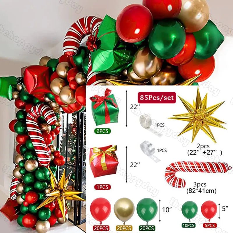 Christmas Balloon Arch Kit - Cake Pops Parties