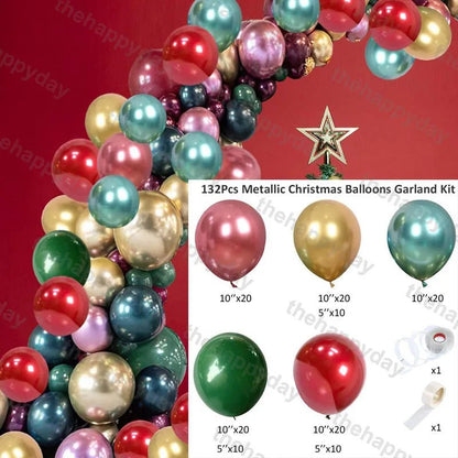 Christmas Balloon Arch Kit - Cake Pops Parties