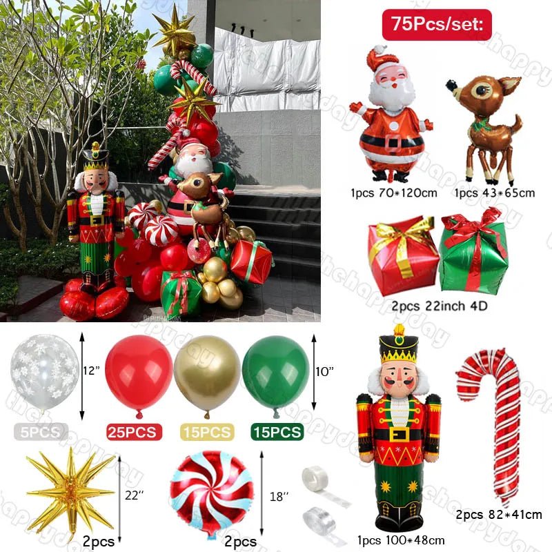 Christmas Balloon Arch Kit - Cake Pops Parties